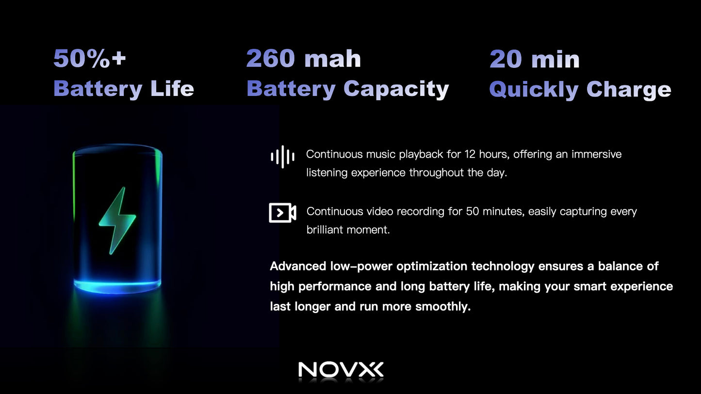 NOVXX AI CAMERA GLASSES